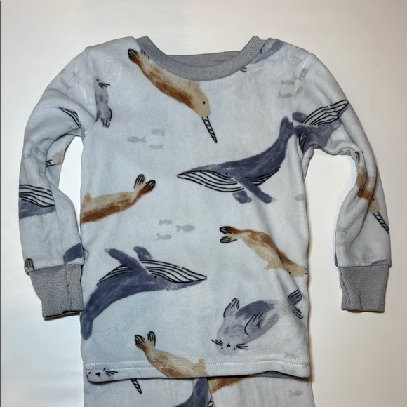 Carter’s Child of Mine Toddler Cozy Pajama Set 2-Pieces Size 18 Months Arctic - Picture 2 of 8